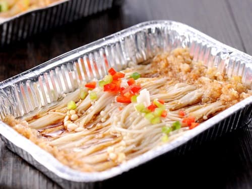 琼结锡纸烤金针菇